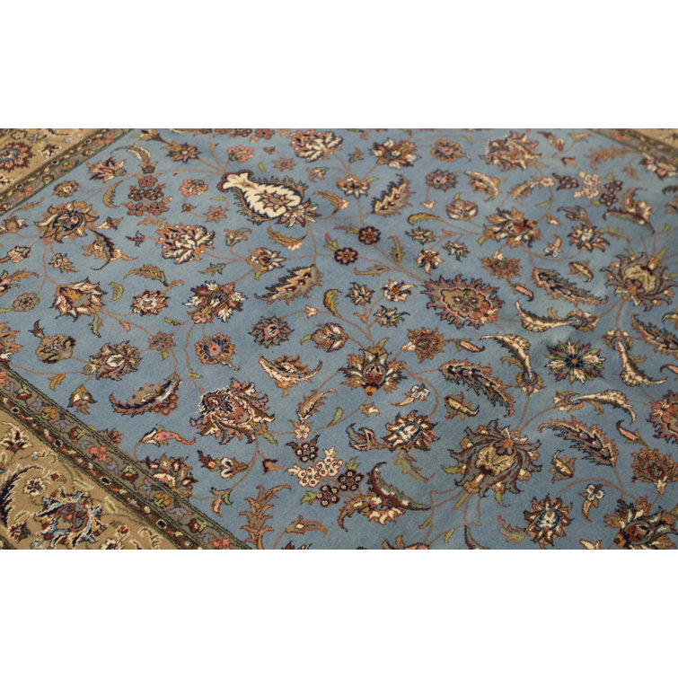 Bokara Rug Co., Inc. HandKnotted HighQuality Light Blue/Beige/Brown